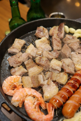 안산캠핑식당 새솔동 캠핑고기 새솔점 안산데이트 이색식당에서 하자