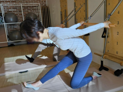 스프링보더를 이용한 스트레칭, 자세교정