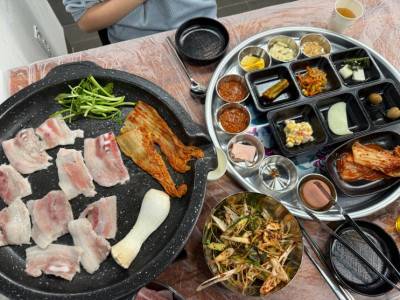 웅천맛집 국내산 냉삼 맛깔난 빙삼