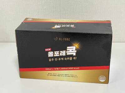 술자리 필수인 숙취해소음료제 올포레콕