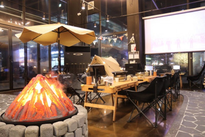 [경기] 안산캠핑식당 고기집 화성캠핑식당 이색식당 , 캠핑고기 새솔점
