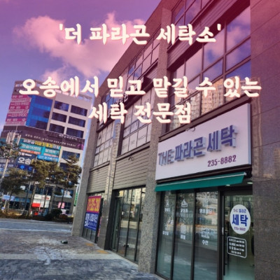 더 파라곤 세탁소 오송에서 믿고 맡길 수 있는 세탁 전문점
