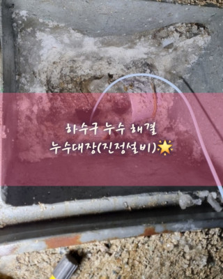 하수구 누수 해결, 아파트.주택,상가,음식점 배관 뚫어드림 누수대장(진정설비)'
