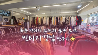목동 빈티지 쇼핑의 숨은 보석, 빈티지강남 방문기