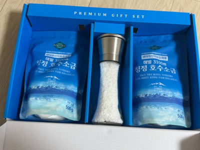 [도매꾹깡] 티베트고원 무공해 청정호수소금 선물세트! 차카소금 찐후기