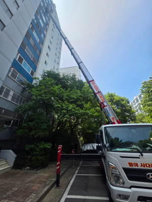 대구 사다리차 젊은 사다리 기사가 있는 철이사다리차