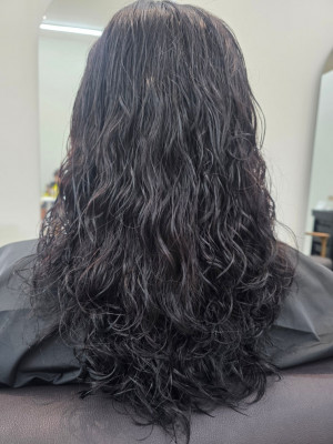 양벌동미용실 머리잘하는집 힐링헤어에서 펌