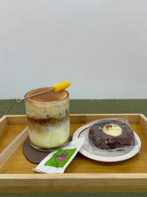 송우리 동네카페 동네아지트 추천 | 송우리 신상 카페 와듀랑 초당옥수수크림라떼 후기